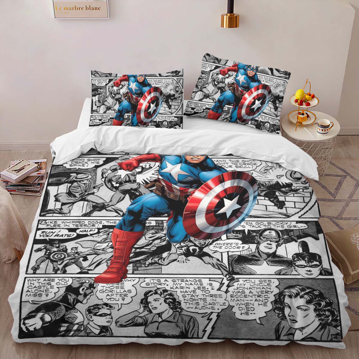 Captain America Marvel 09 Kinderbettwäsche – Bettwäsche – Bild 2