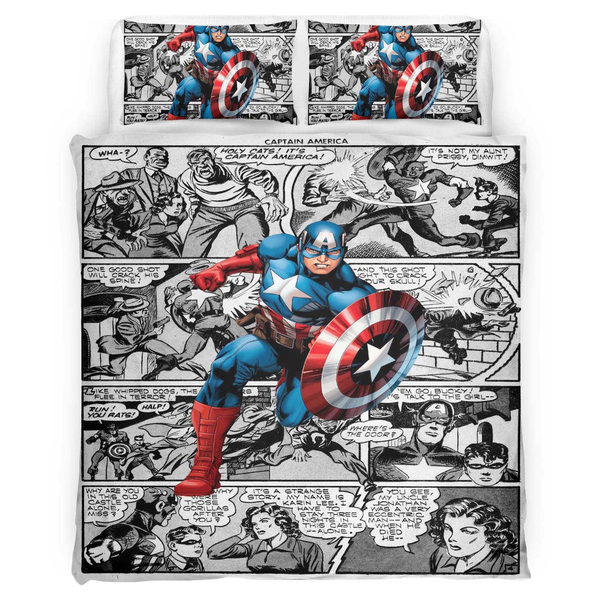 Captain America Marvel 09 Kinderbettwäsche – Bettwäsche