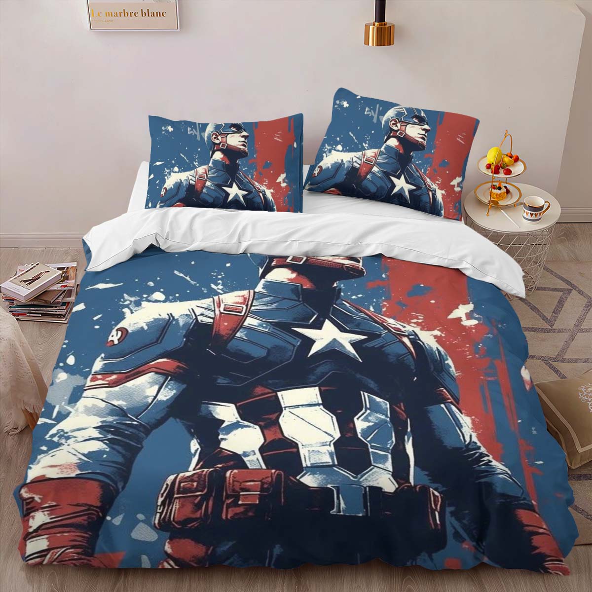 Captain America Marvel 10 Kinderbettwäsche – Bettwäsche – Bild 2