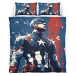 Captain America Marvel 10 Kinderbettwäsche – Bettwäsche