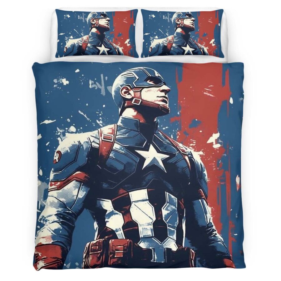 Captain America Marvel 10 Kinderbettwäsche – Bettwäsche – Bild 4