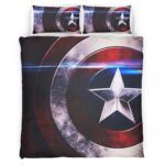 Captain America Schild 4 Kinderbettwäsche – Bettwäsche