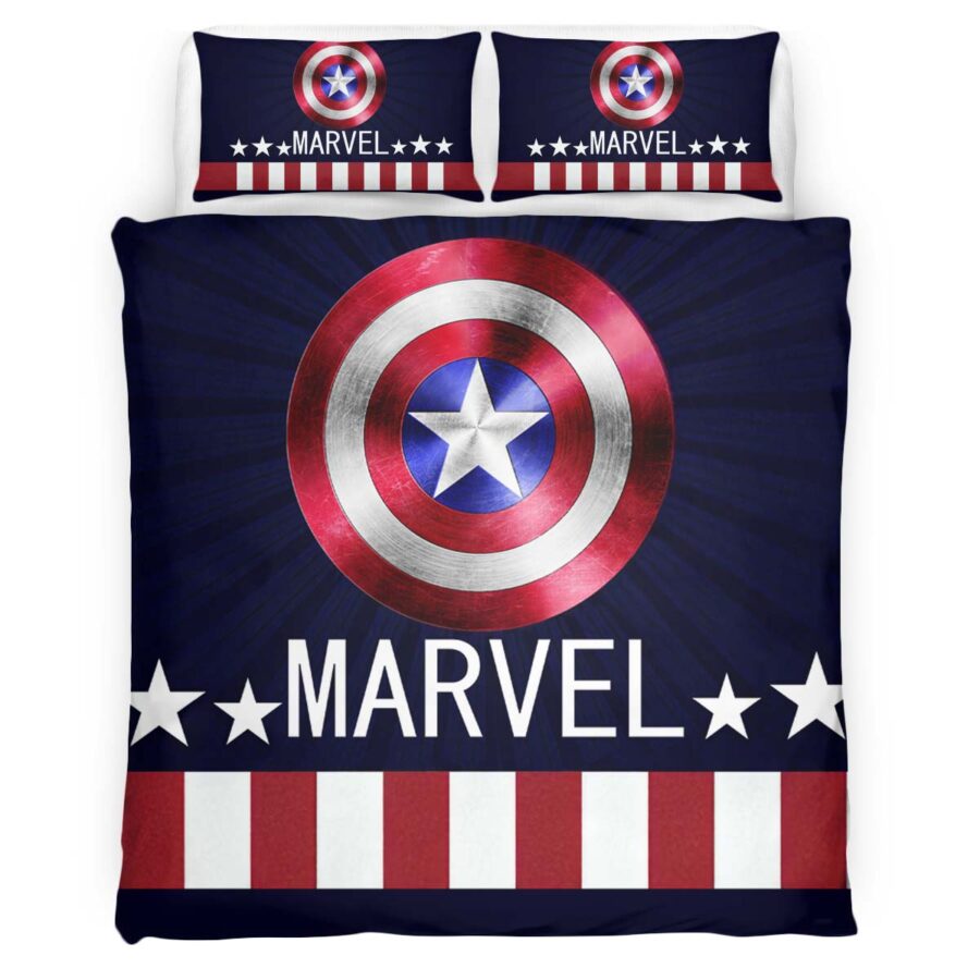 Captain America Schild Kinderbettwäsche – Bettwäsche – Bild 4