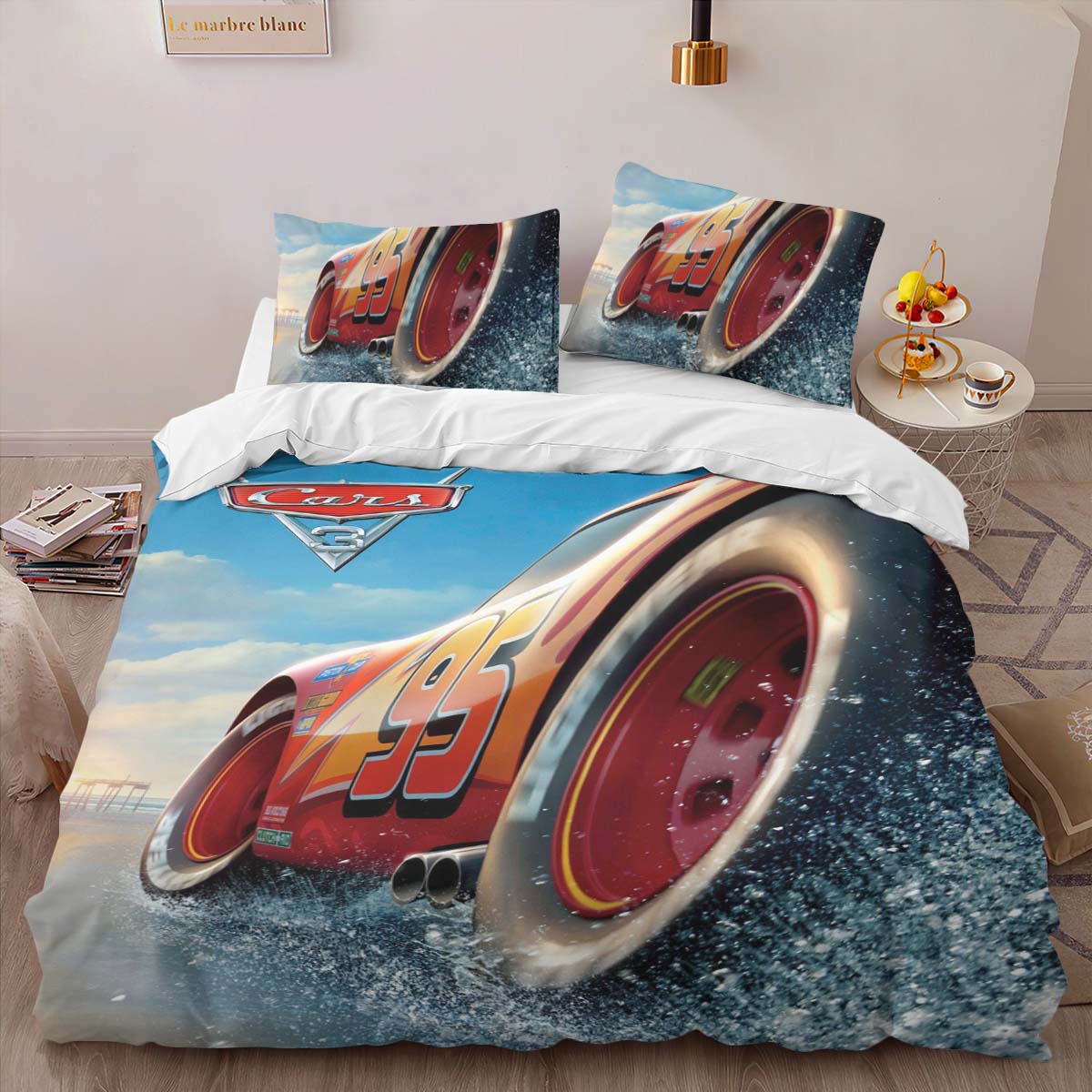 Cars 95 Lightning McQueen 11 Kinderbettwäsche – Bettwäsche – Bild 2