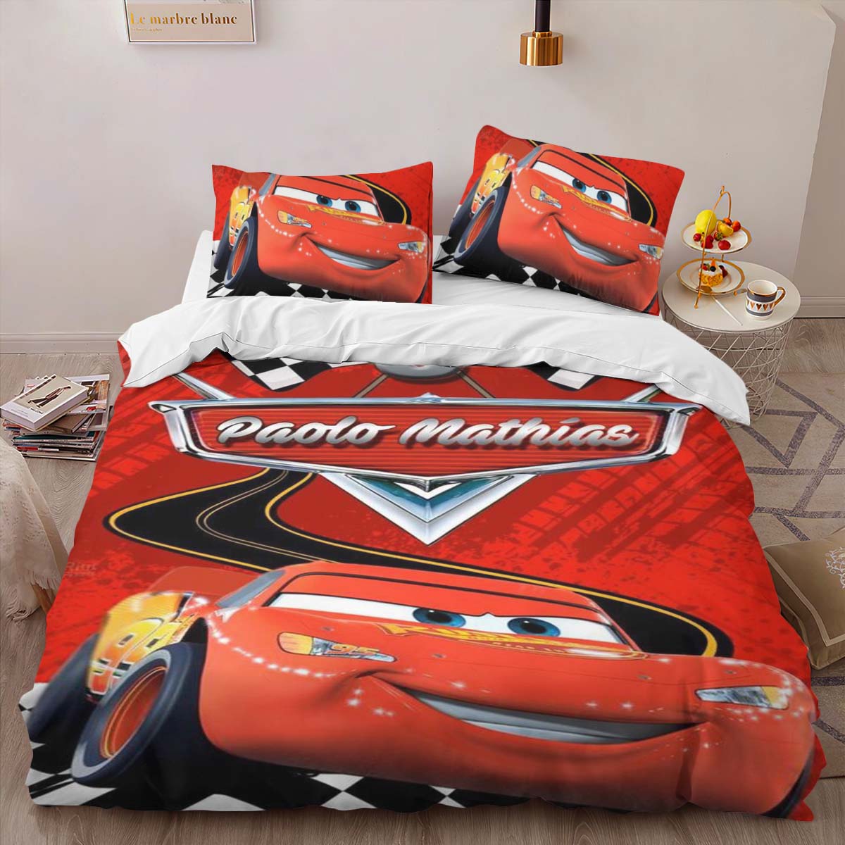 Cars 95 Lightning McQueen 12 Kinderbettwäsche – Bettwäsche – Bild 2
