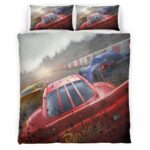Cars 95 Lightning McQueen Rennen 2 Kinderbettwäsche – Bettwäsche