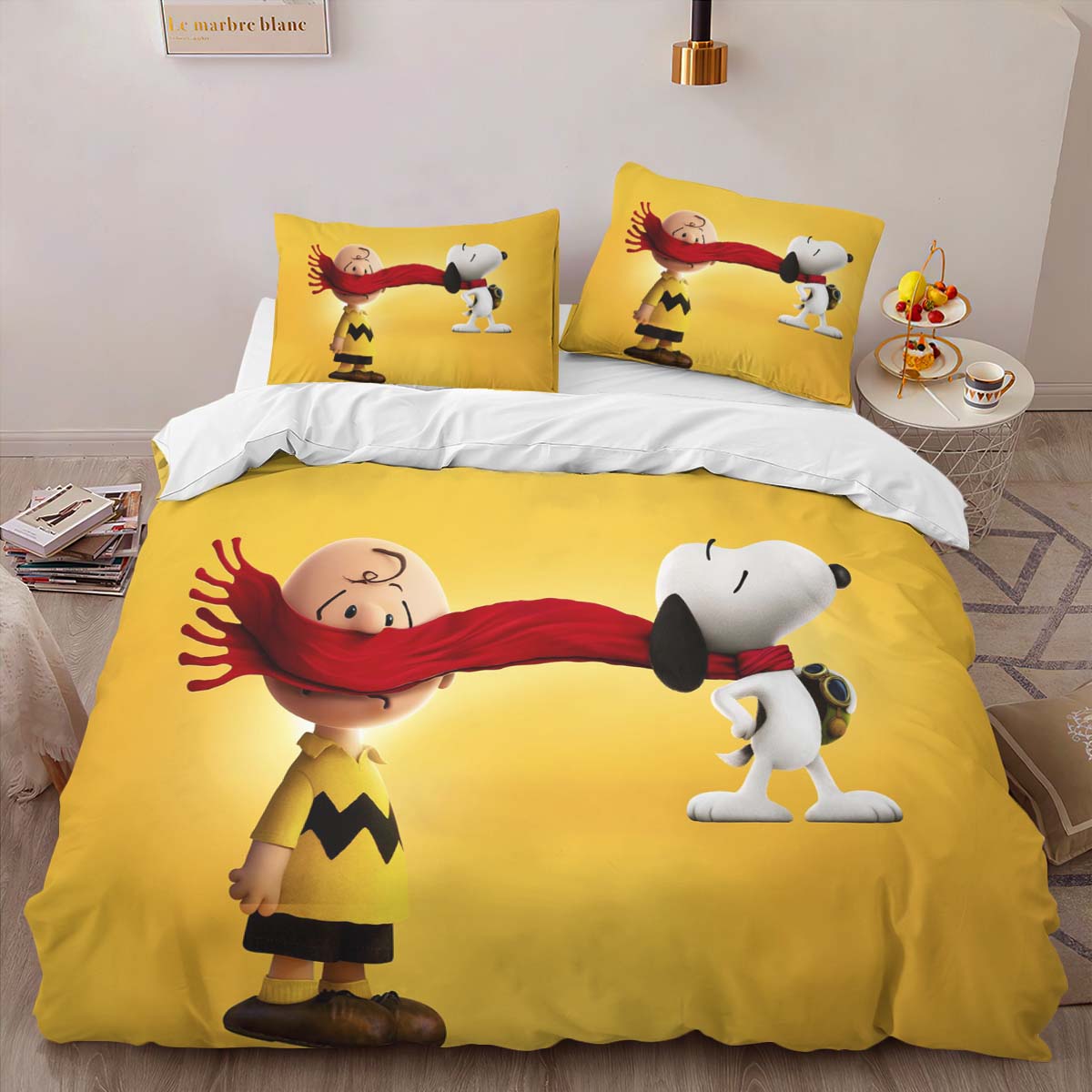Charlie Brown und Snoopy Peanuts 2 Kinderbettwäsche – Bettwäsche – Bild 2