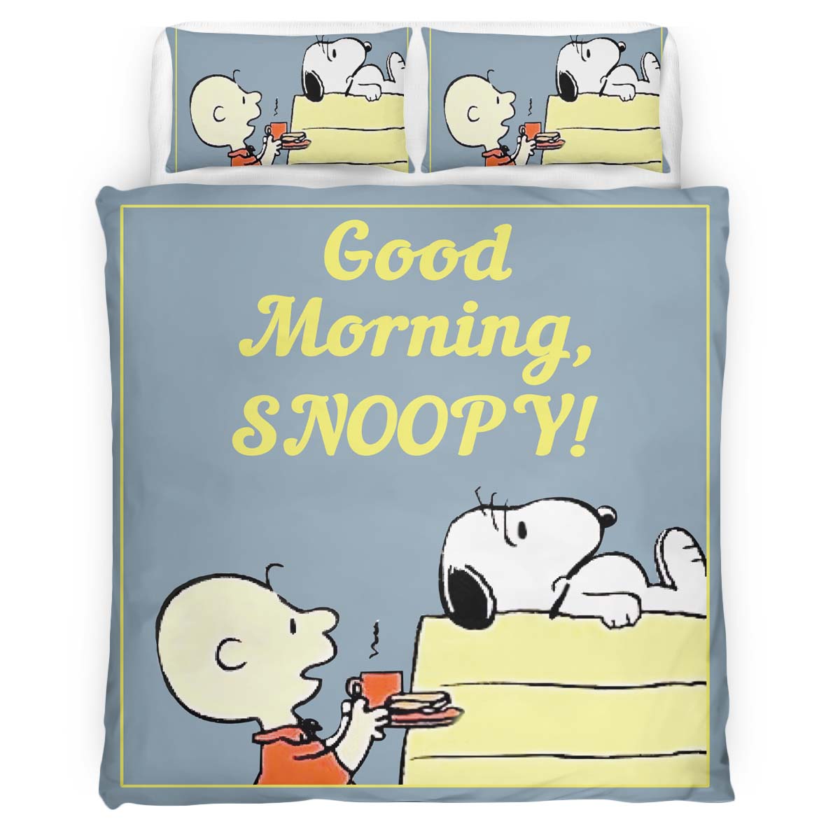 Charlie Brown und Snoopy Peanuts 3 Kinderbettwäsche – Bettwäsche