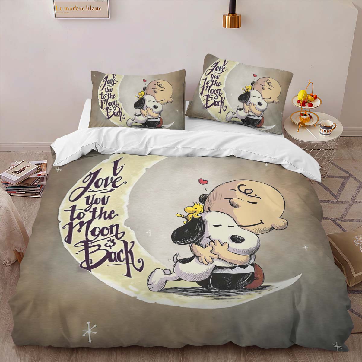 Charlie Brown und Snoopy Peanuts 4 Kinderbettwäsche – Bettwäsche – Bild 2