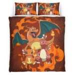 Glumanda Glutexo Glurak Feuer Pokemon 3 Kinderbettwäsche – Bettwäsche
