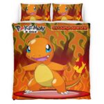 Glumanda Feuer Pokemon 3 Kinderbettwäsche – Bettwäsche