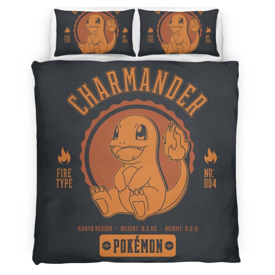 Glumanda Feuer Pokemon 6 Kinderbettwäsche – Bettwäsche – Bild 4