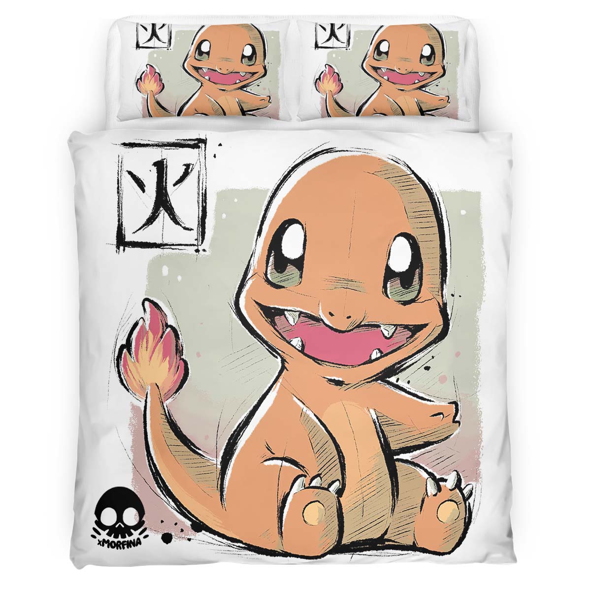 Glumanda Pokemon 2 Kinderbettwäsche – Bettwäsche