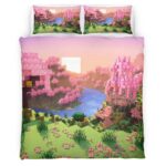 Kirschblüten Biome Tal Minecraft Kinderbettwäsche – Bettwäsche