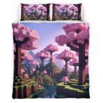 Kirschblüten Biome Tal Minecraft 2 Kinderbettwäsche – Bettwäsche
