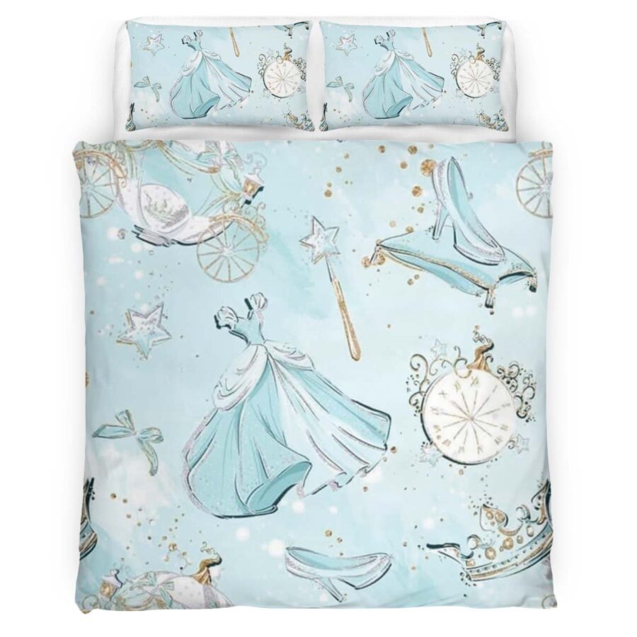 Cinderella Disney Prinzessin Muster 01 Kinderbettwäsche – Bettwäsche – Bild 4
