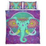 Bunter Elefant Stil Kinderbettwäsche – Bettwäsche
