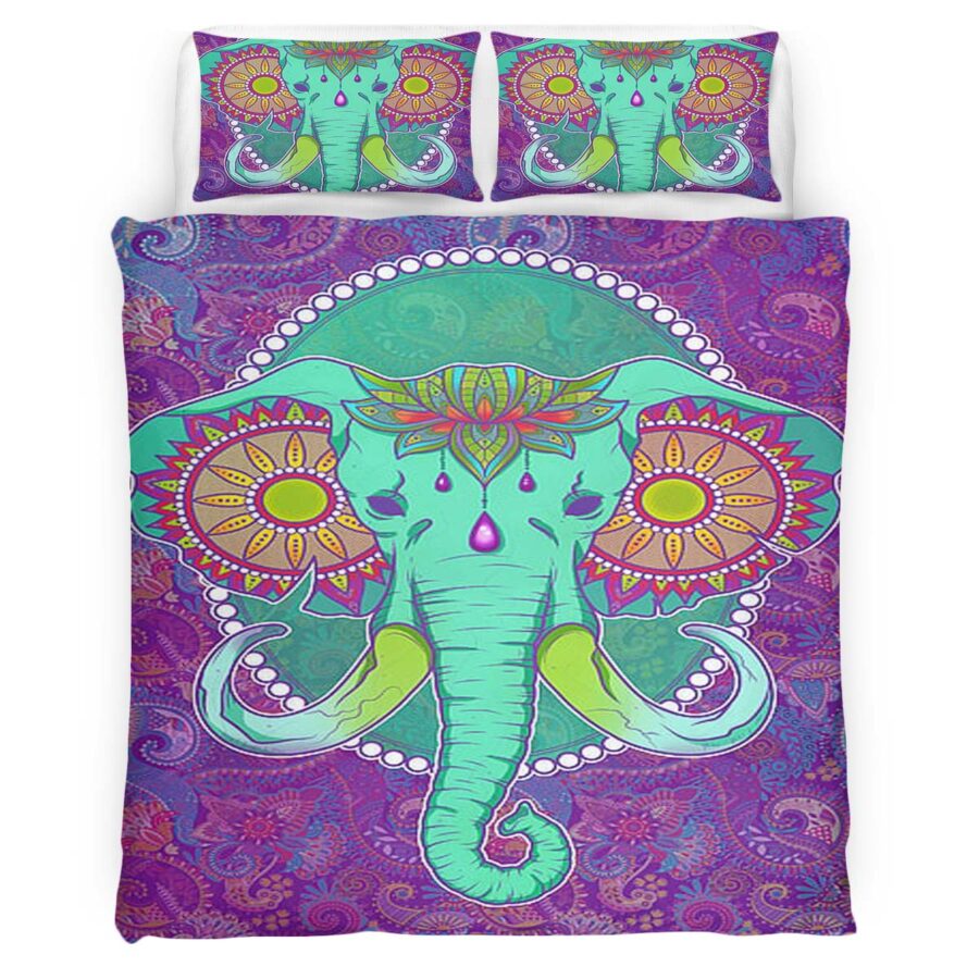 Bunter Elefant Stil Kinderbettwäsche – Bettwäsche – Bild 4