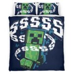 Creeper in Minecraft Spiel 03 Kinderbettwäsche – Bettwäsche