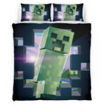 Creeper in Minecraft Spiel Kinderbettwäsche – Bettwäsche