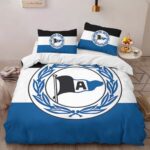 DSC Arminia Bielefeld Fc blue black white 02 Kinderbettwäsche – Bettwäsche