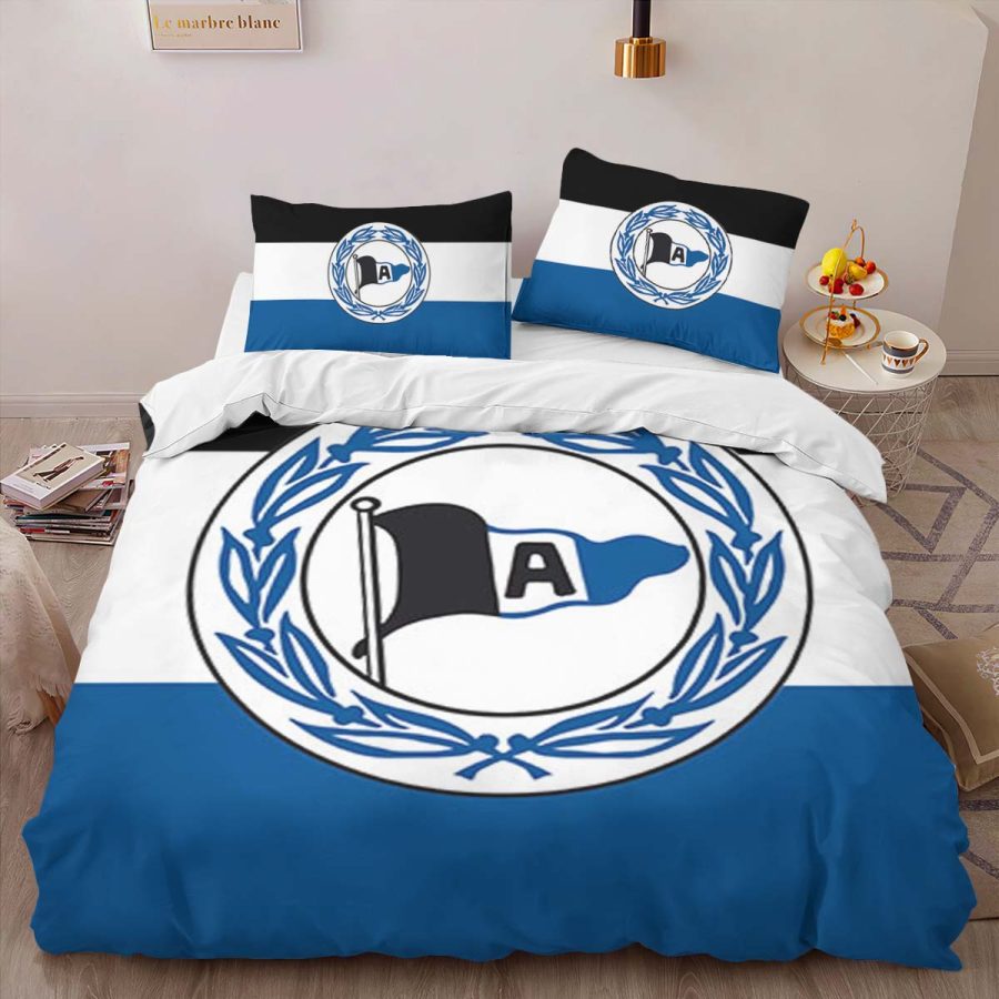 DSC Arminia Bielefeld Fc blue black white 02 Kinderbettwäsche - Bettwäsche – Bild 4