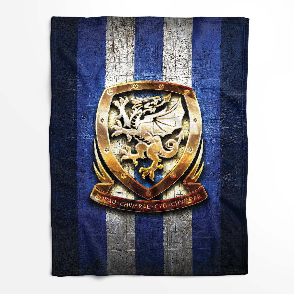 DSC Arminia Bielefeld Fc blaues Metall Fleecedecke - Decke – Bild 2
