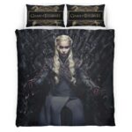 Daenerys Targaryen auf dem Eisernen Thron Kinderbettwäsche – Bettwäsche