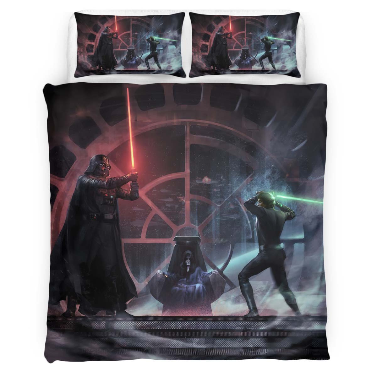 Darth Vader vs Luke Skywalker Kinderbettwäsche – Bettwäsche