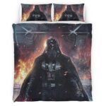 Darth Vader mit Feuer Star Wars 1005 Kinderbettwäsche – Bettwäsche