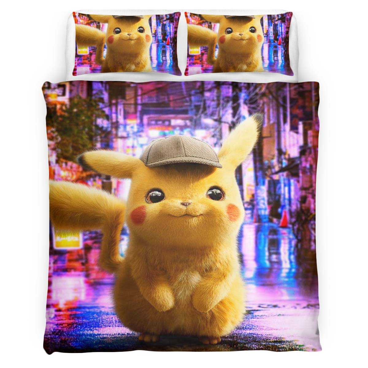 Meisterdetektiv Pikachu Kinderbettwäsche – Bettwäsche