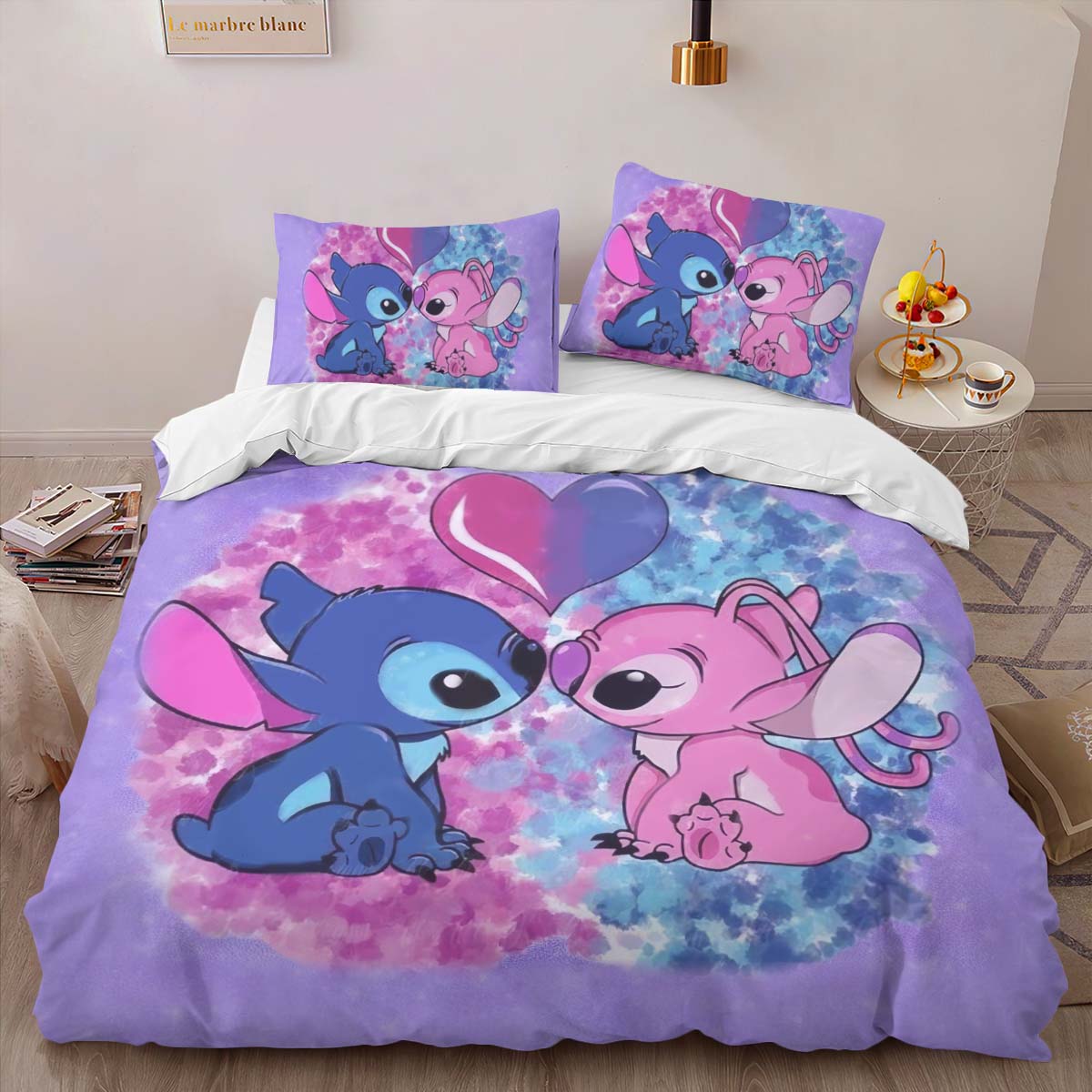 Disney Stitch und Engel verliebt 2 Kinderbettwäsche – Bettwäsche – Bild 2