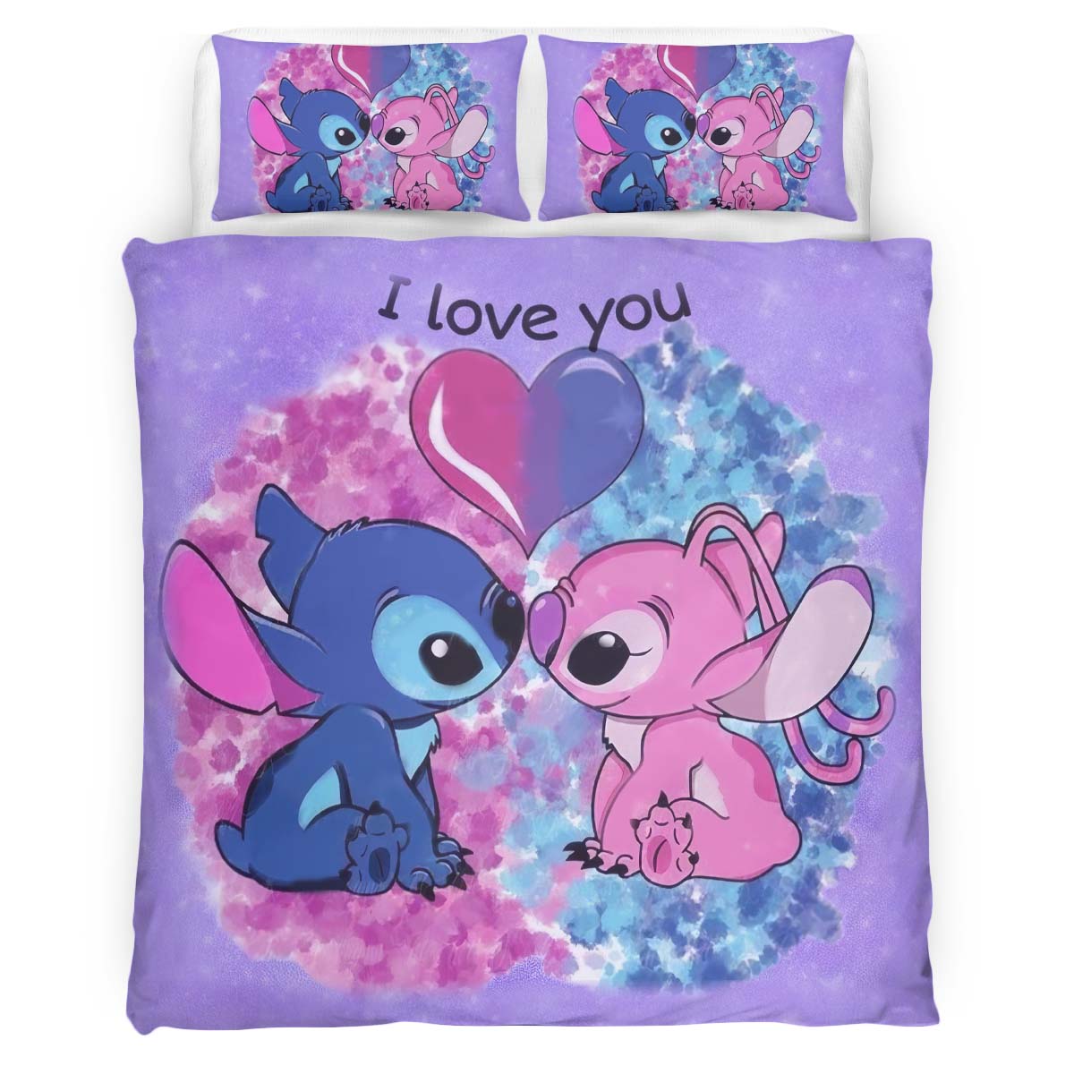 Disney Stitch und Engel verliebt 2 Kinderbettwäsche – Bettwäsche