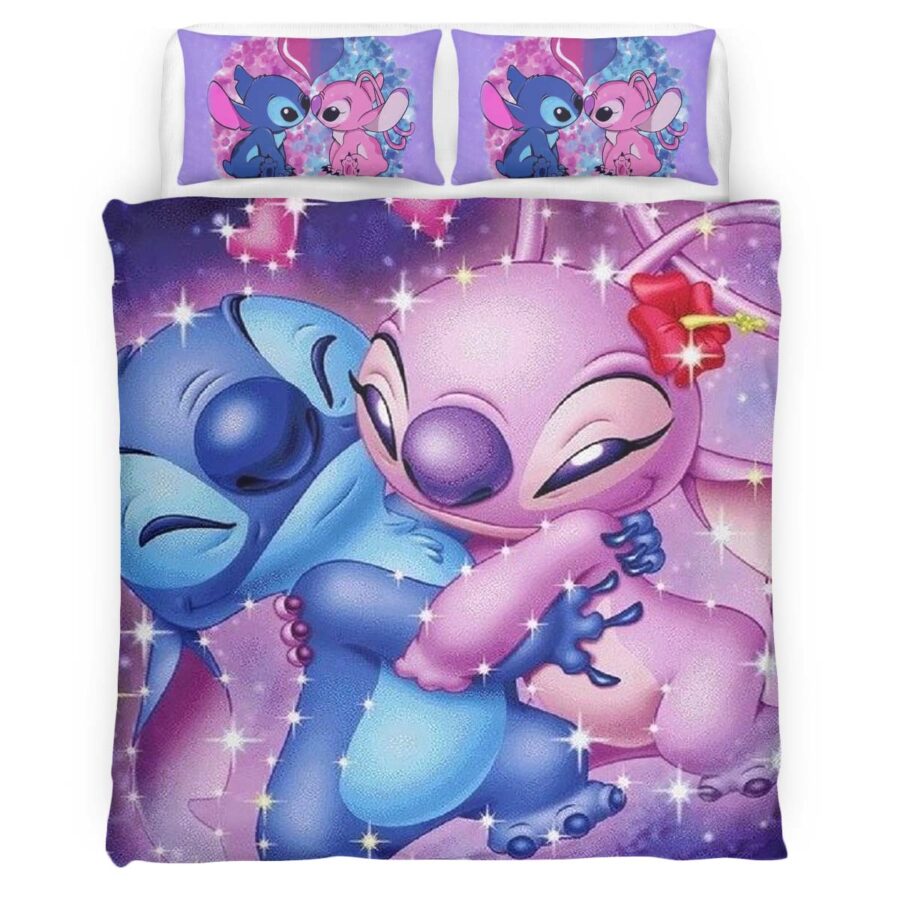 Disney Stitch und Engel verliebt Kinderbettwäsche – Bettwäsche – Bild 4