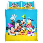 Donald Duck Daisy Duck Micky Maus Goofy und Pluto Cartoon Kinderbettwäsche – Bettwäsche