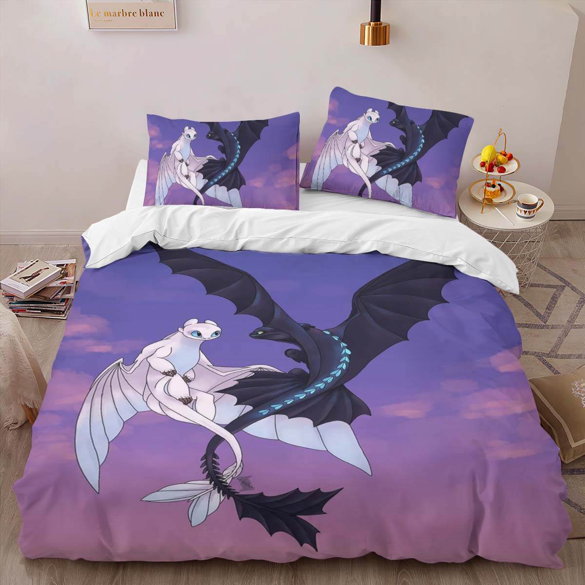 Drachen Ohnezahn und Tagschatten 10 Kinderbettwäsche – Bettwäsche – Bild 2
