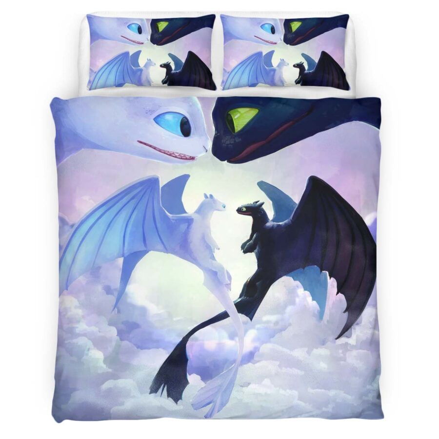 Drachen Ohnezahn und Tagschatten 2 Kinderbettwäsche – Bettwäsche – Bild 4