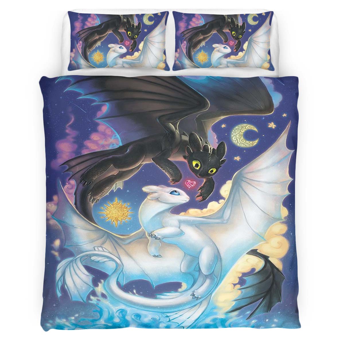 Drachen Ohnezahn und Tagschatten 5 Kinderbettwäsche – Bettwäsche