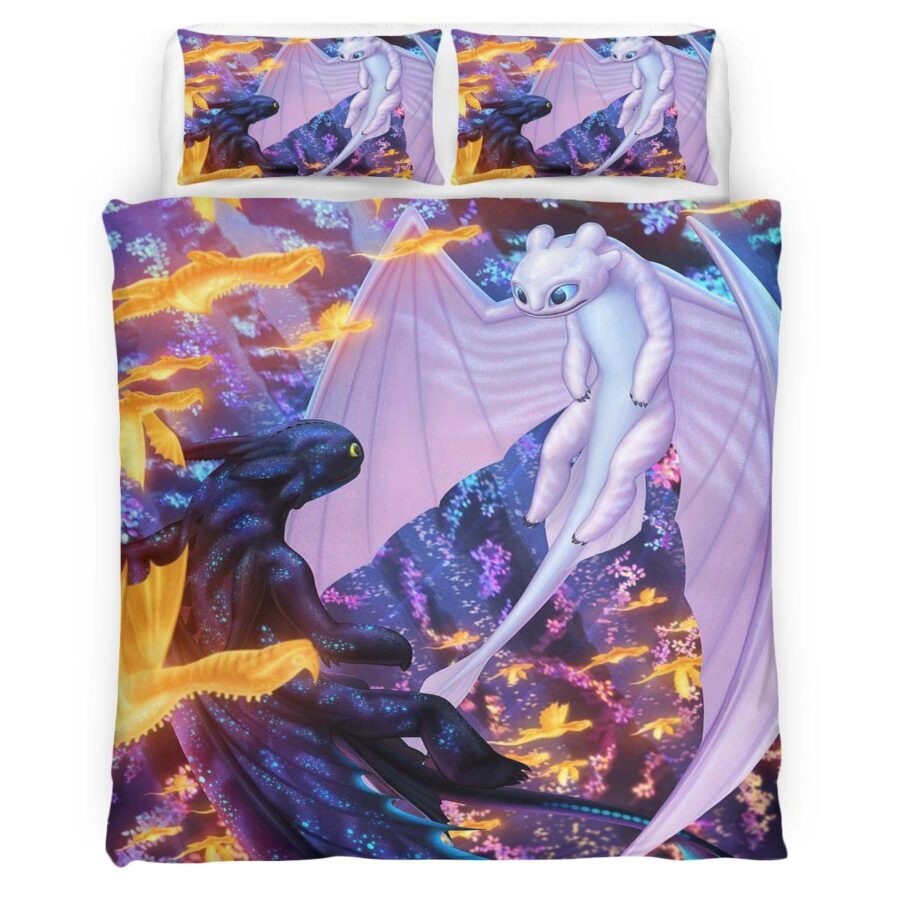 Drachen Ohnezahn und Tagschatten Kinderbettwäsche – Bettwäsche – Bild 4
