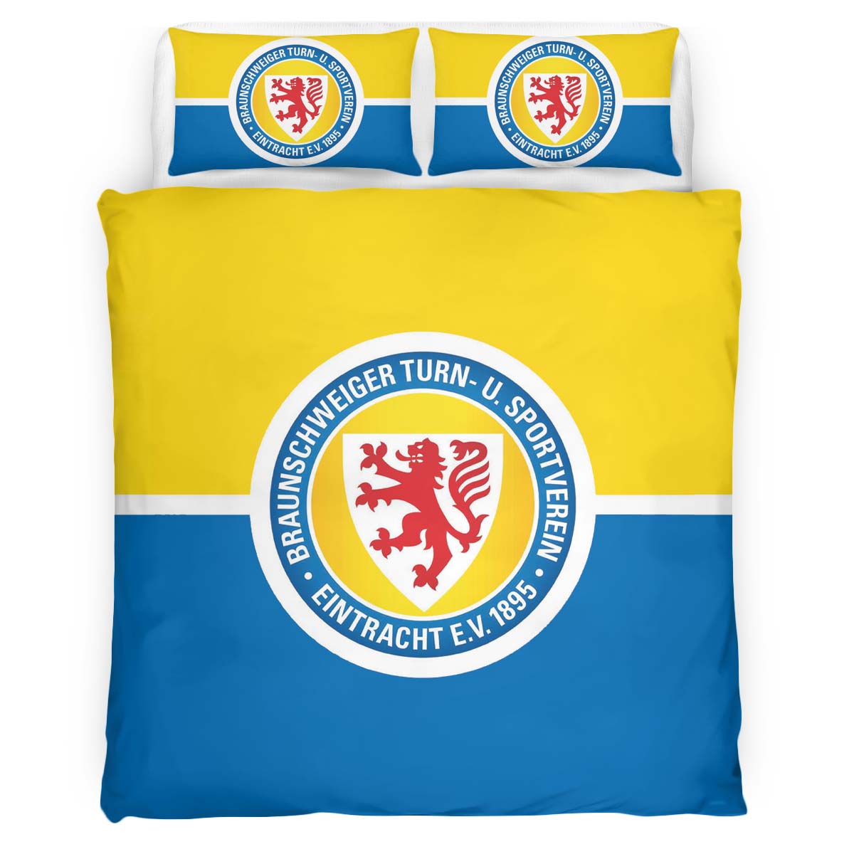 Eintracht Braunschweig Blue Yellow 05 Kinderbettwäsche - Bettwäsche – Bild 2