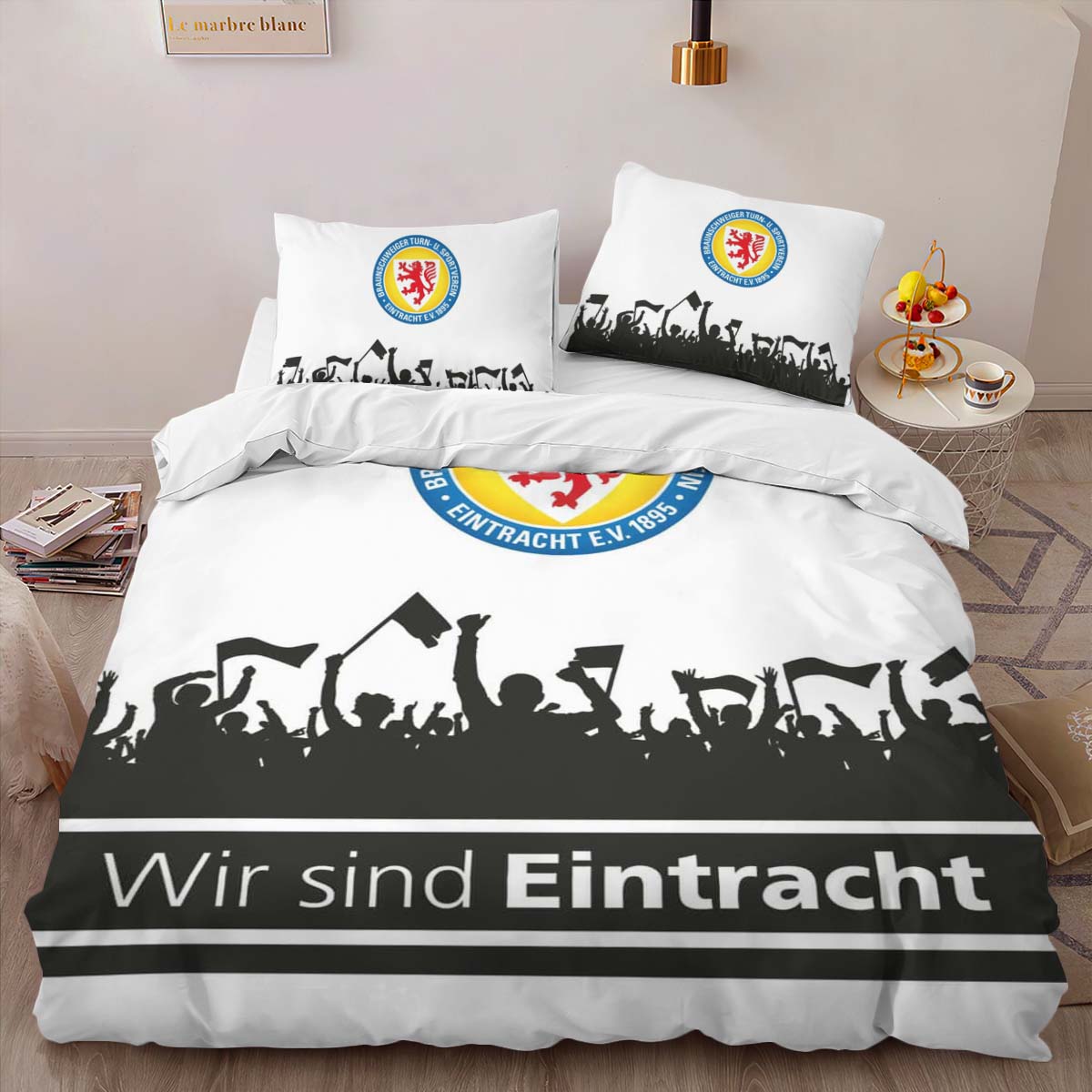 Eintracht Braunschweig Blue Yellow 08 Kinderbettwäsche - Bettwäsche
