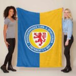 Eintracht Braunschweig Blau Gelb 10 Fleecedecke – Decke