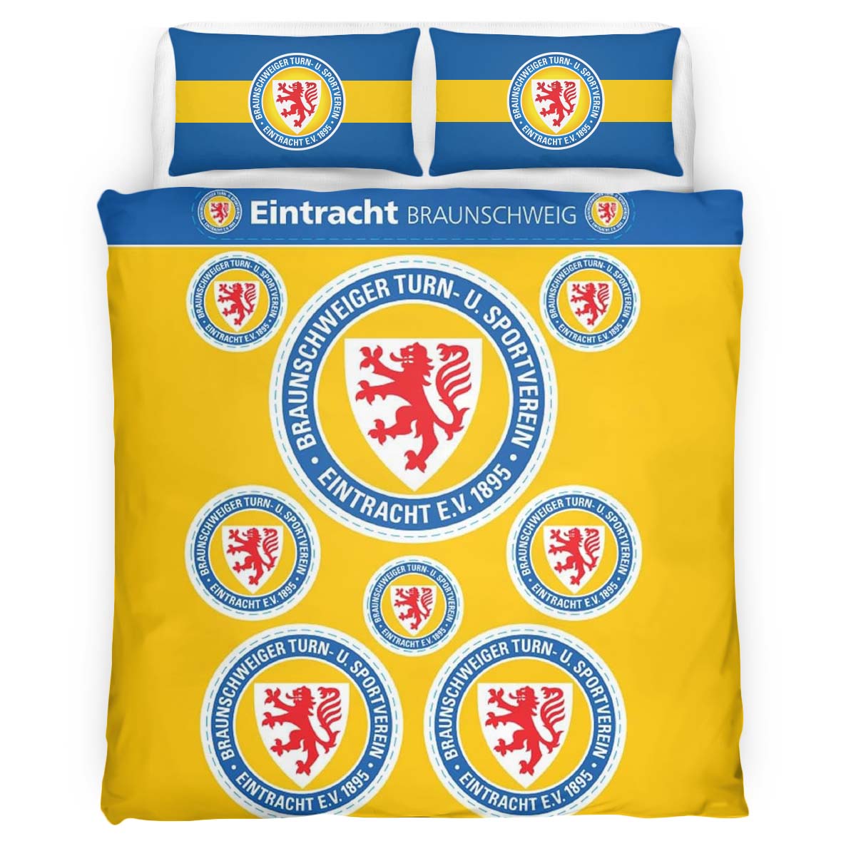 Eintracht Braunschweig Blue Yellow 12 Kinderbettwäsche - Bettwäsche – Bild 2