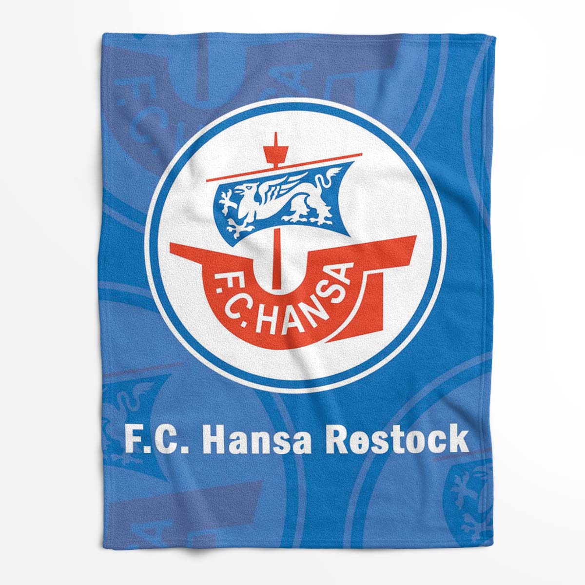 FC Hansa Rostock HAN 06 Fleecedecke - Decke – Bild 2