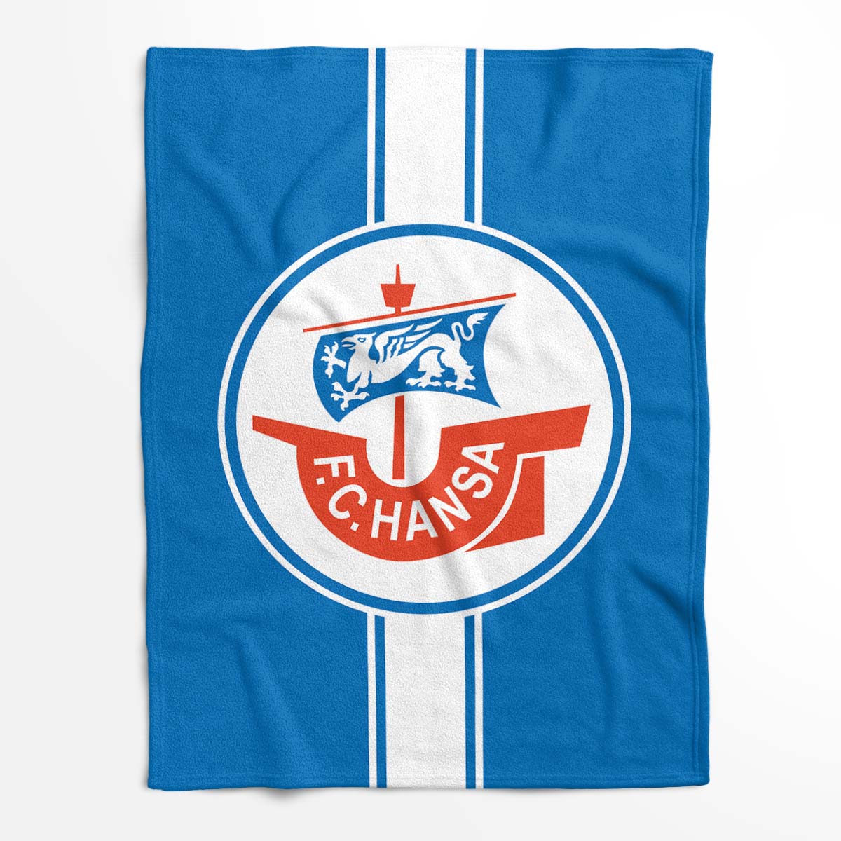 FC Hansa Rostock HAN 09 Fleecedecke - Decke – Bild 2