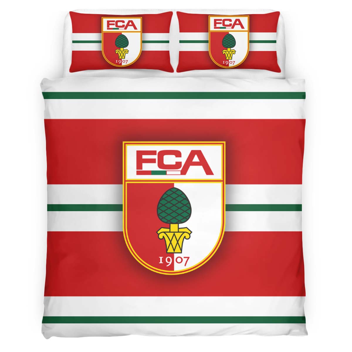 FC Augsburg FCA11 Kinderbettwäsche - Bettwäsche – Bild 2