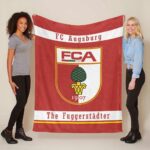 FC Augsburg Der Fuggerstädter FCA15 Fleecedecke – Decke