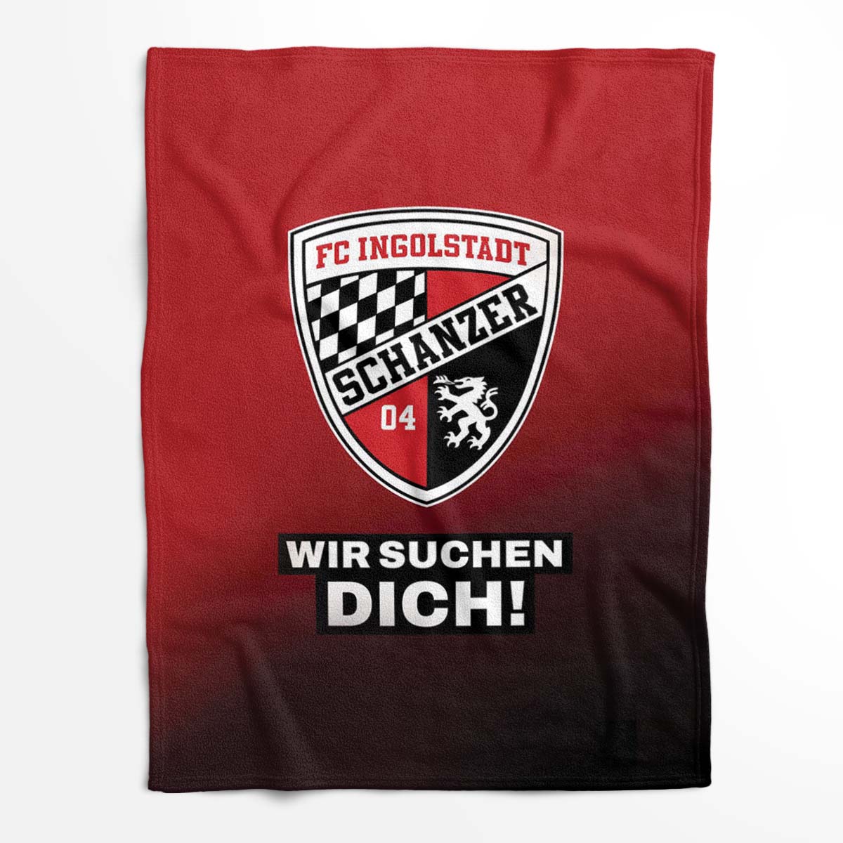 FC Ingolstadt 04 wir suchen dich Fleecedecke - Decke – Bild 2