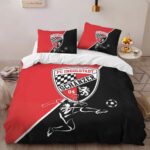 FC Ingolstadt Schanzer 04 white red background Kinderbettwäsche – Bettwäsche