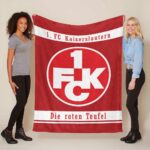 FC Kaiserslautern 1FCK Die roten Teufel Fleecedecke – Decke